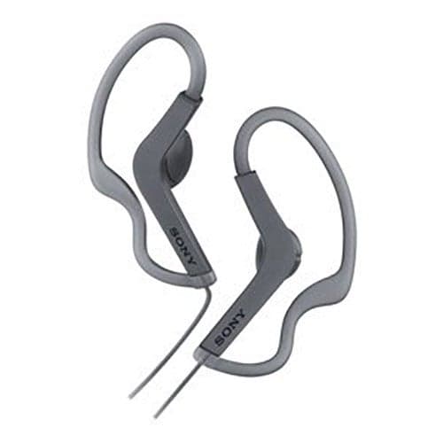 Sony - AS210 Sport Corded Earbuds Black
